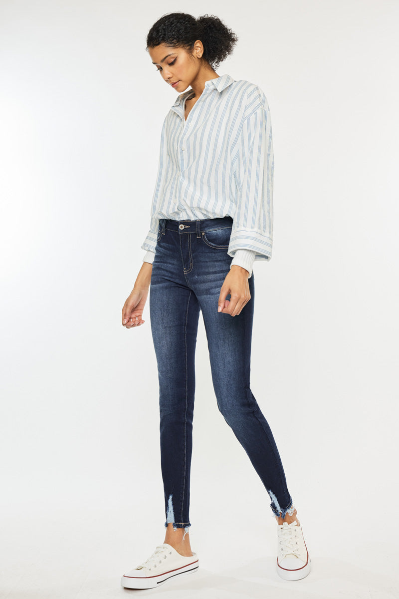 Women's High Rise Super Skinny Jeans - Anya