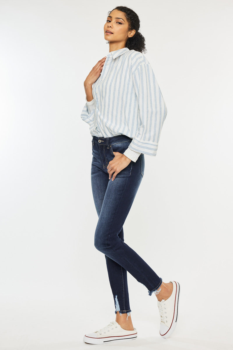 Women's High Rise Super Skinny Jeans - Anya