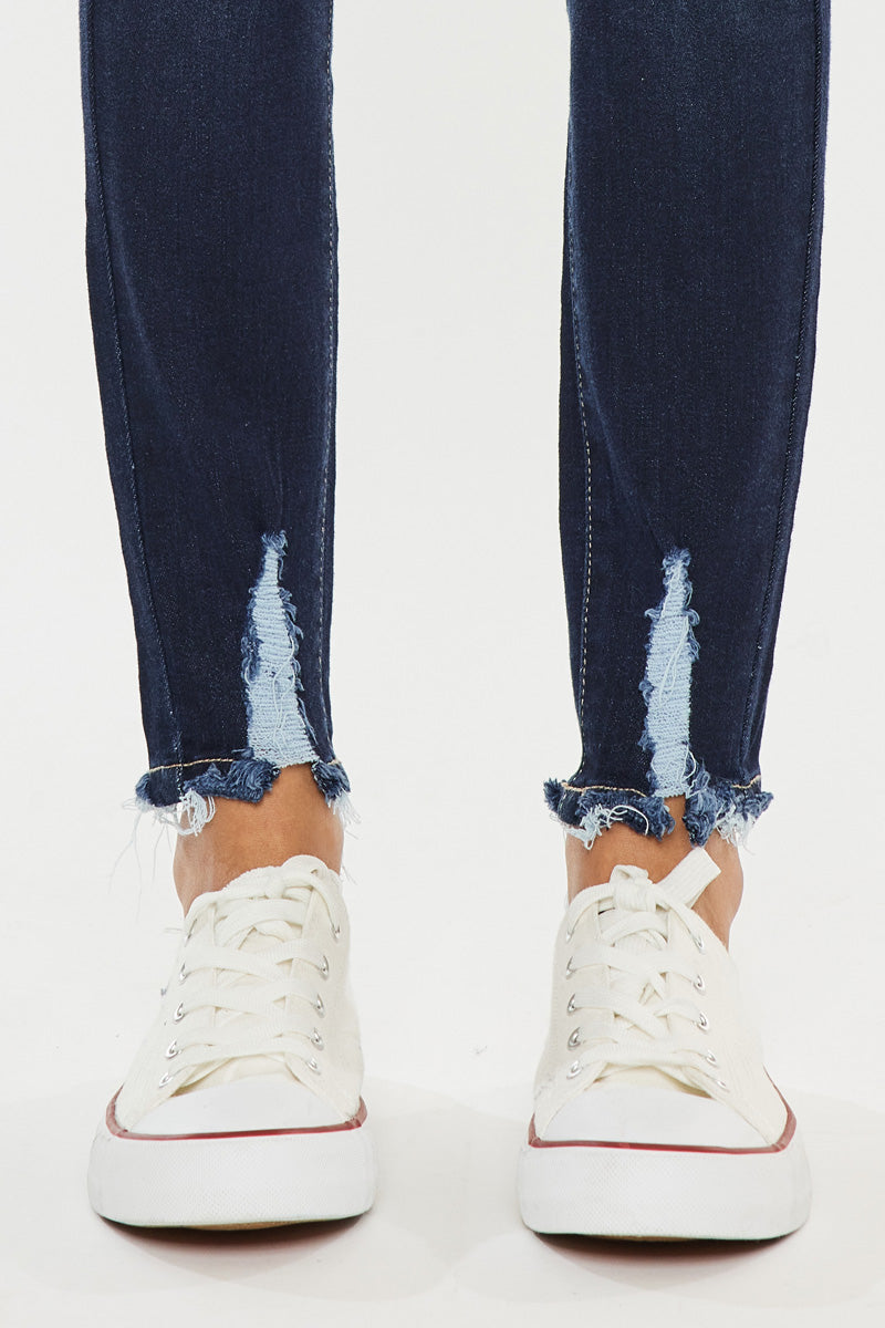 Women's High Rise Super Skinny Jeans - Anya