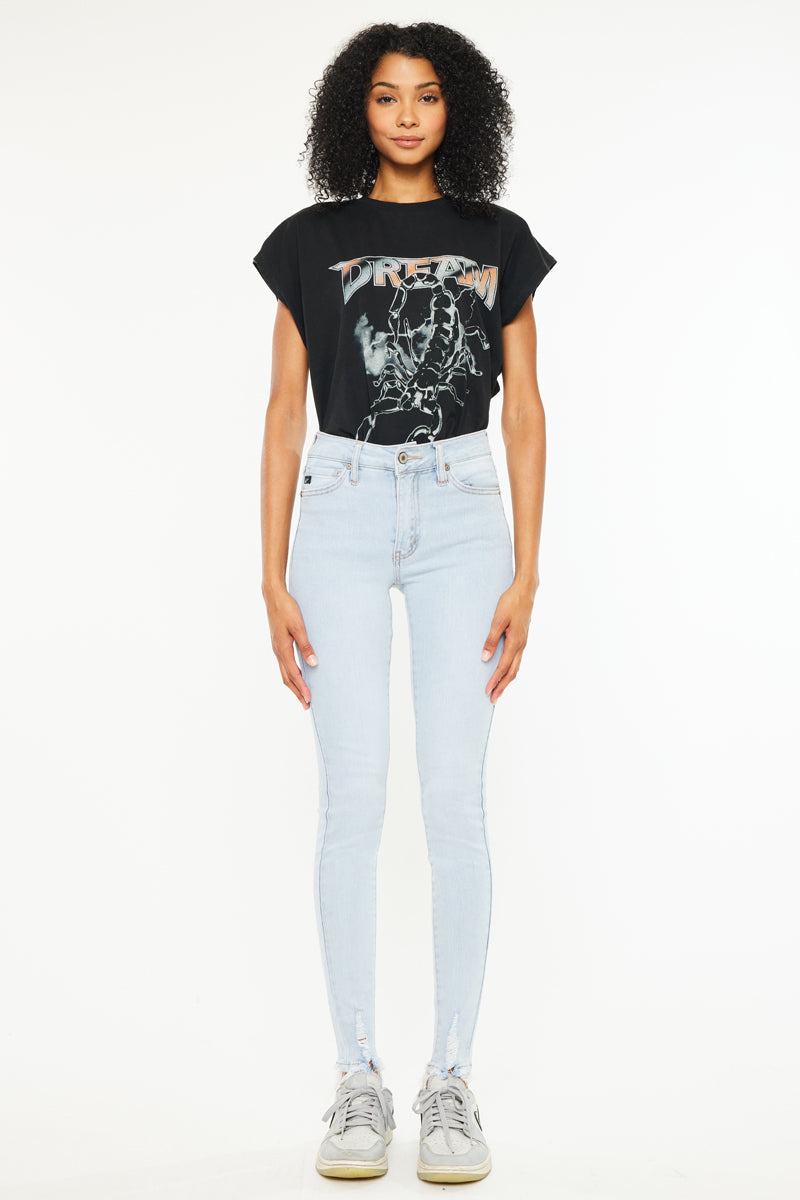 Women's High Rise Super Skinny Jeans - Anya