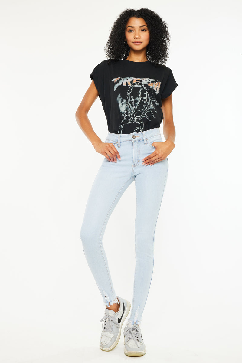 Women's High Rise Super Skinny Jeans - Anya
