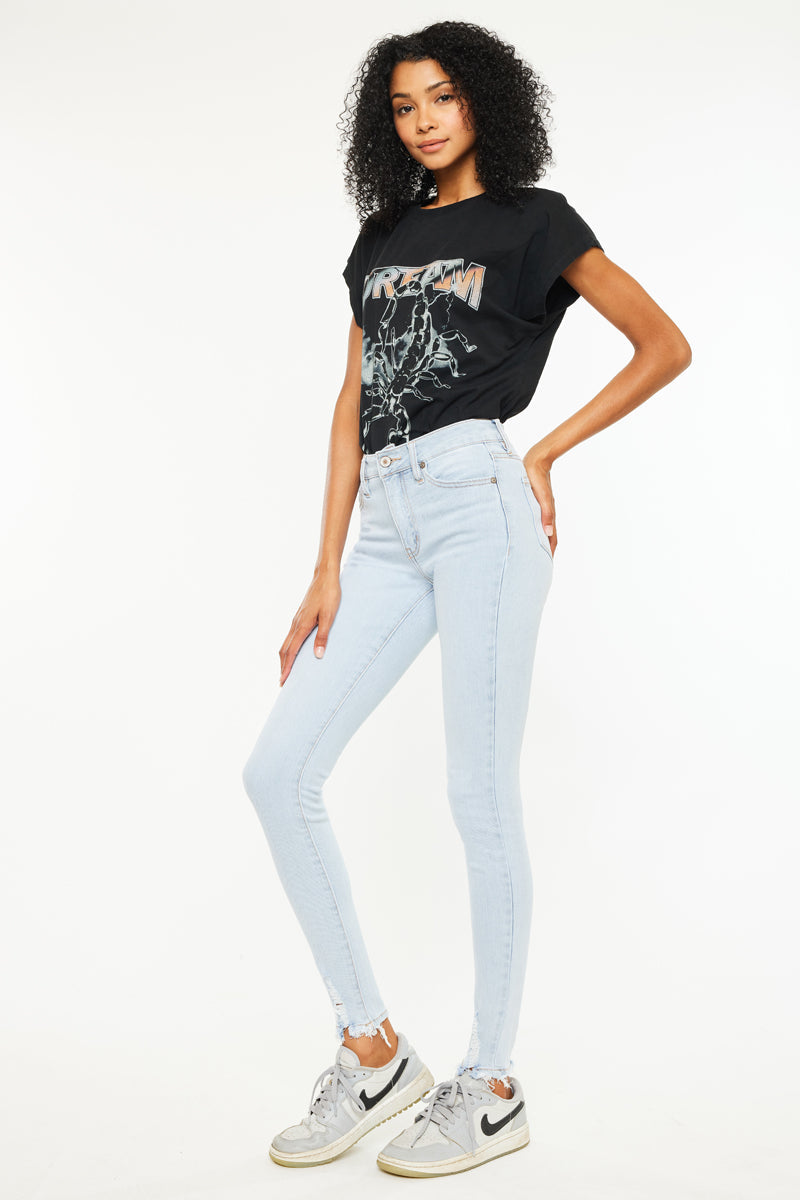 Women's High Rise Super Skinny Jeans - Anya