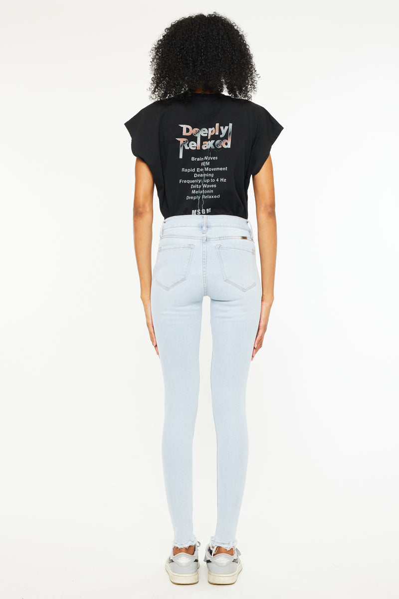 Women's High Rise Super Skinny Jeans - Anya