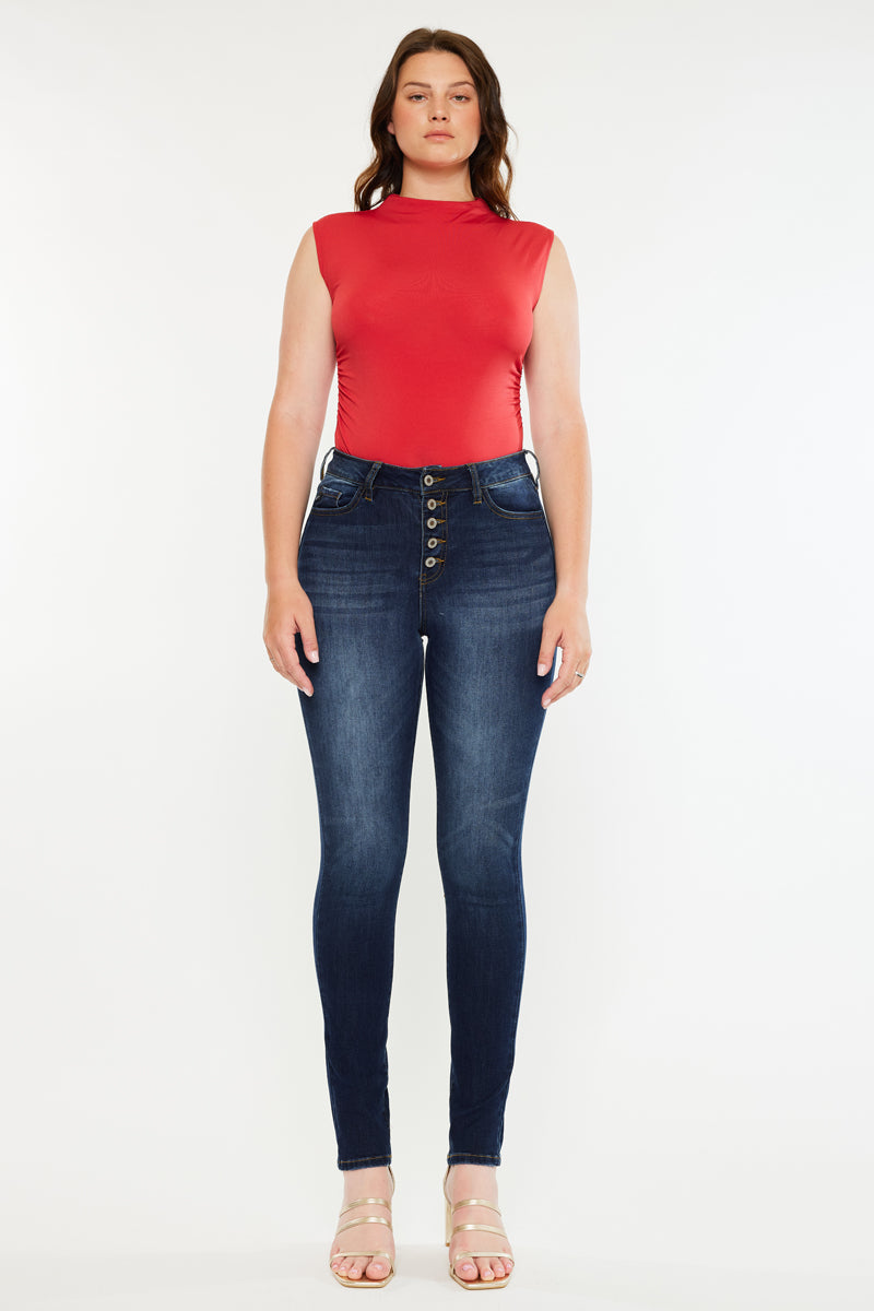 Women's High Rise Super Skinny Jeans - Candice
