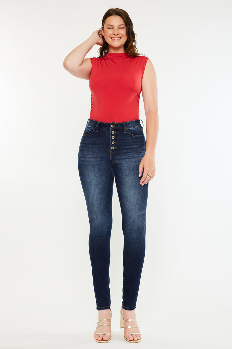 Women's High Rise Super Skinny Jeans - Candice