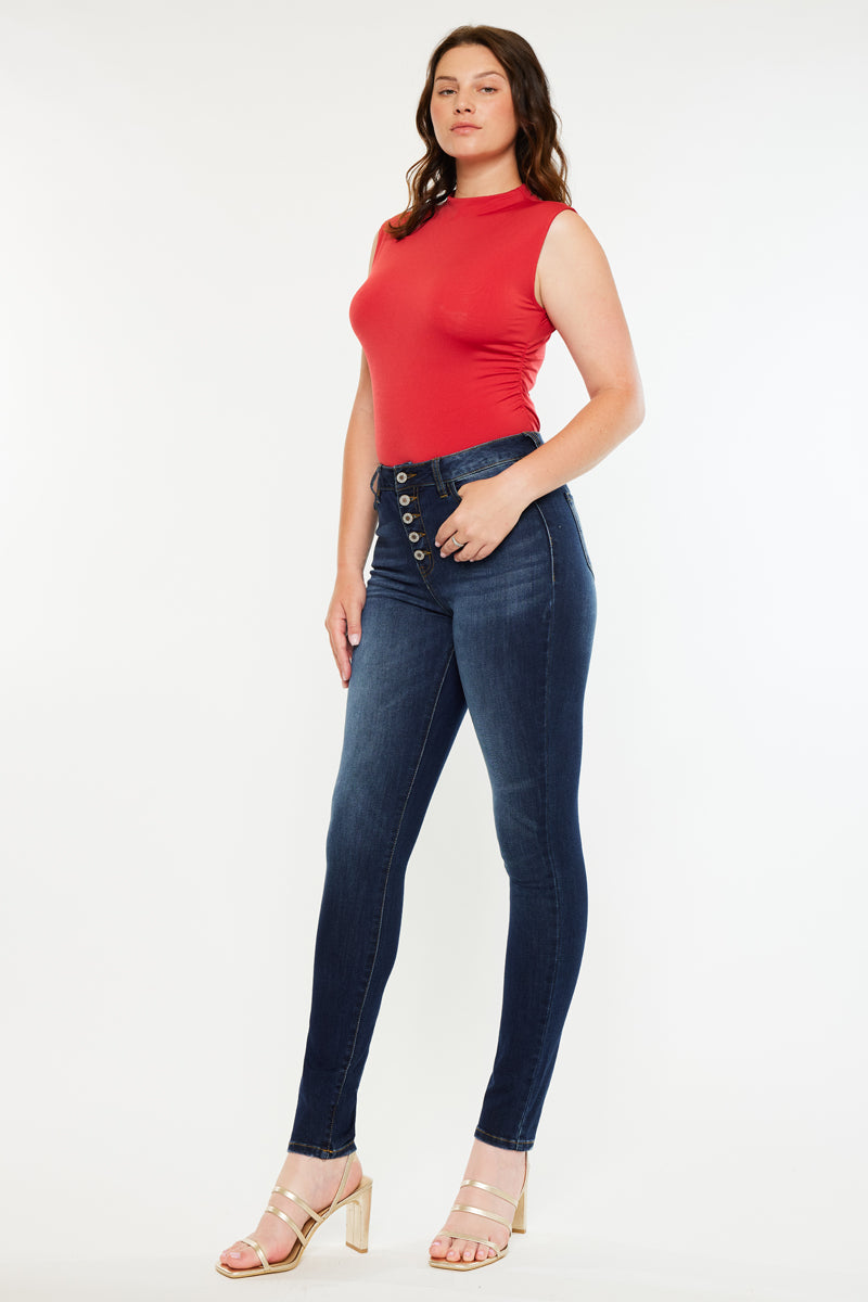 Women's High Rise Super Skinny Jeans - Candice