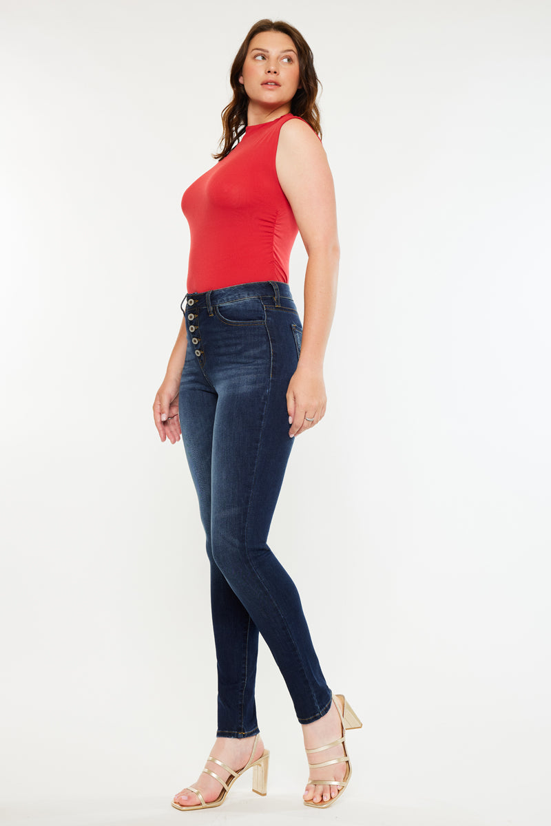 Women's High Rise Super Skinny Jeans - Candice