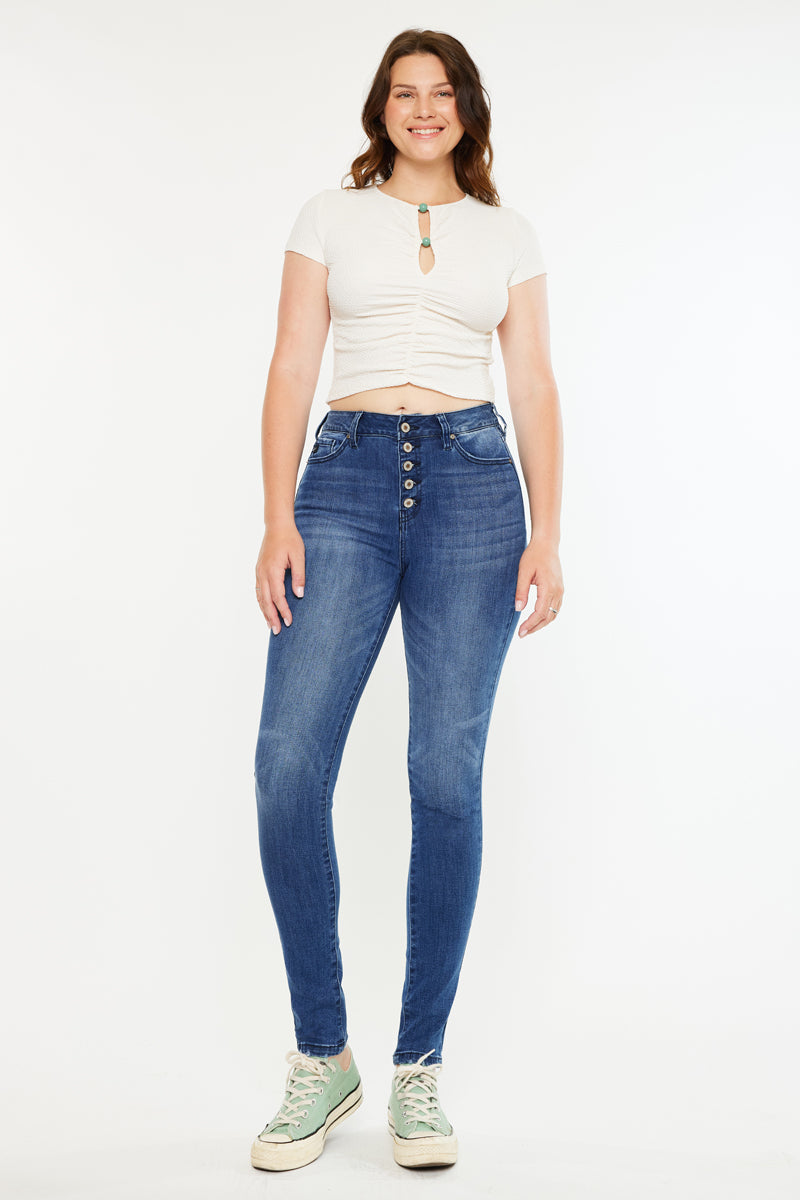 Women's High Rise Super Skinny Jeans - Candice