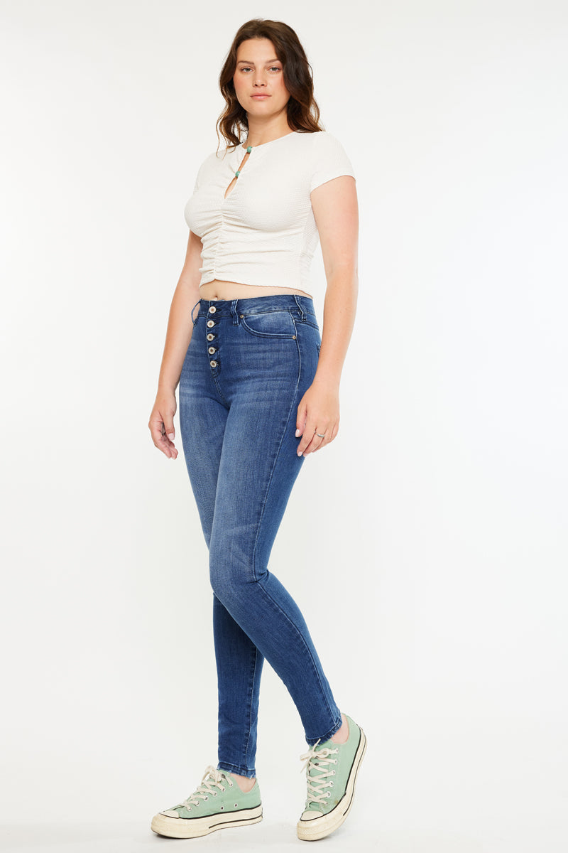 Women's High Rise Super Skinny Jeans - Candice