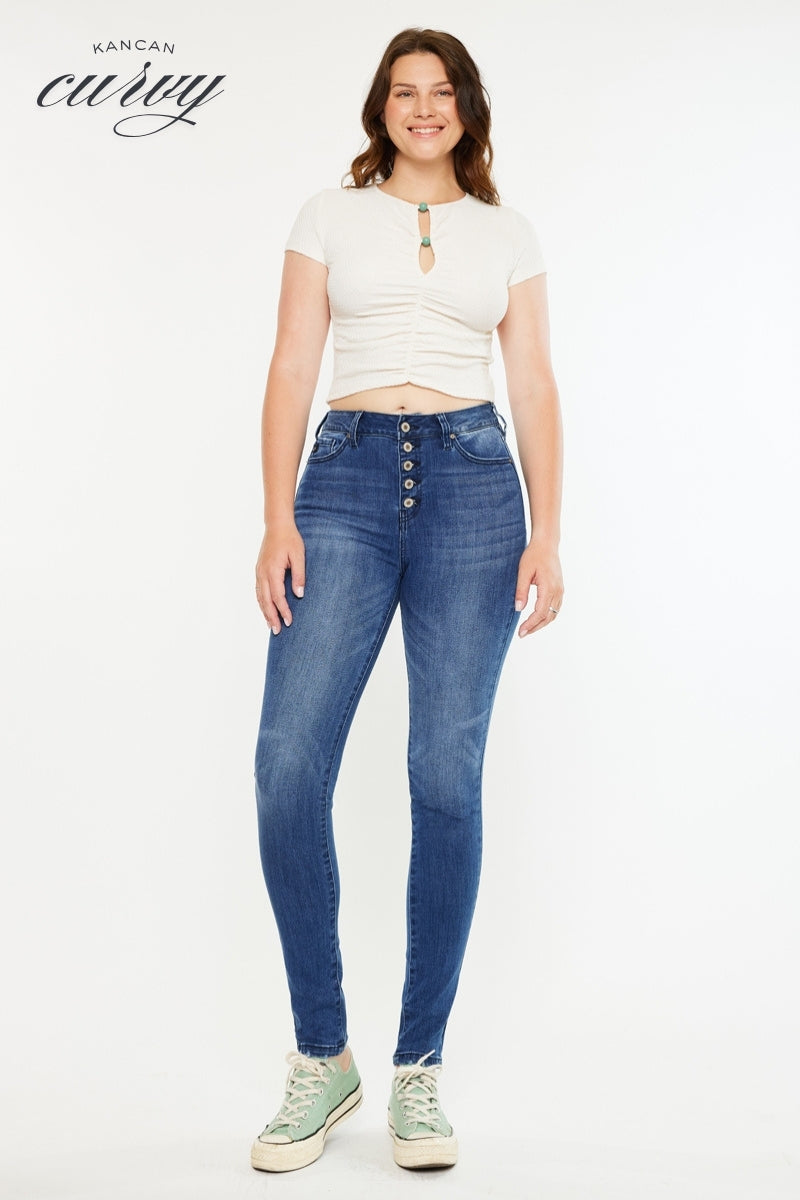 Women's High Rise Super Skinny Jeans - Candice