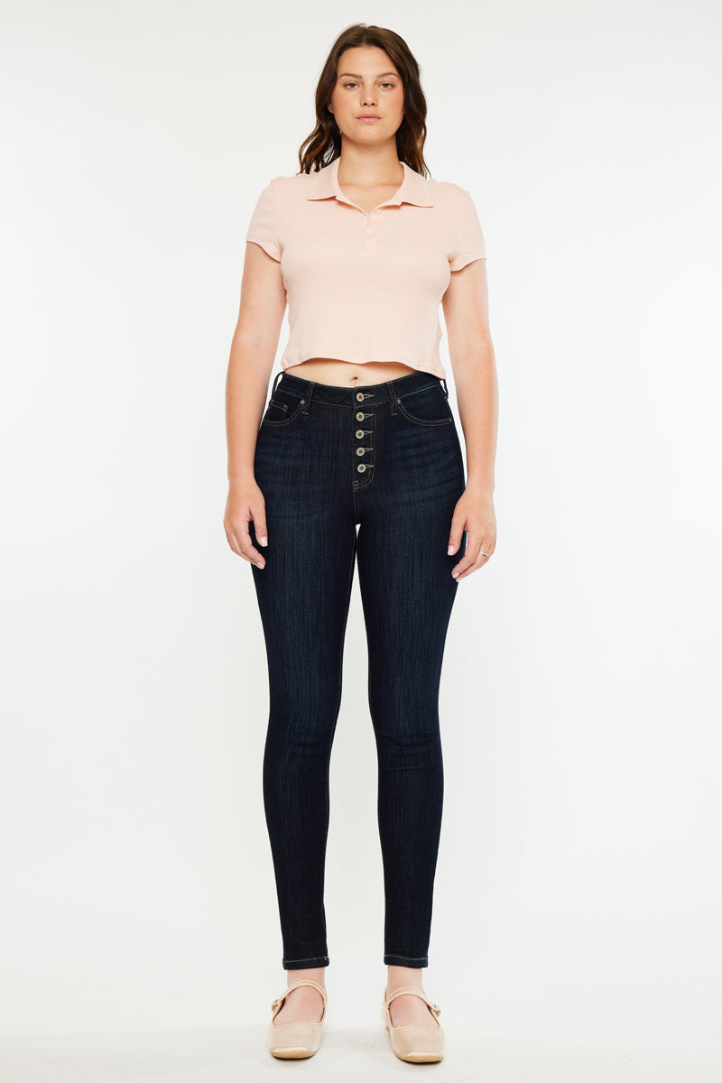 Women's High Rise Super Skinny Jeans - Birdie