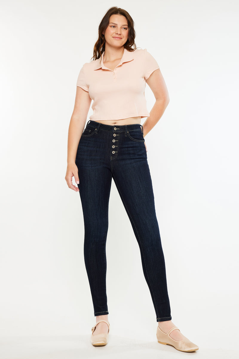 Women's High Rise Super Skinny Jeans - Birdie