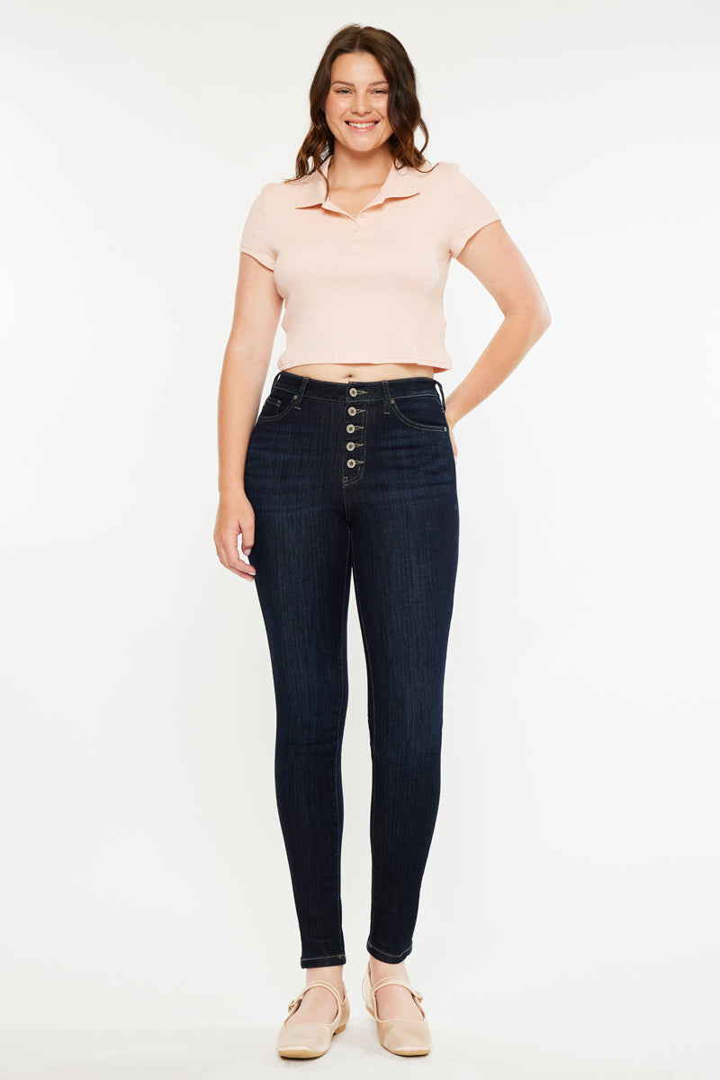 Women's High Rise Super Skinny Jeans - Birdie