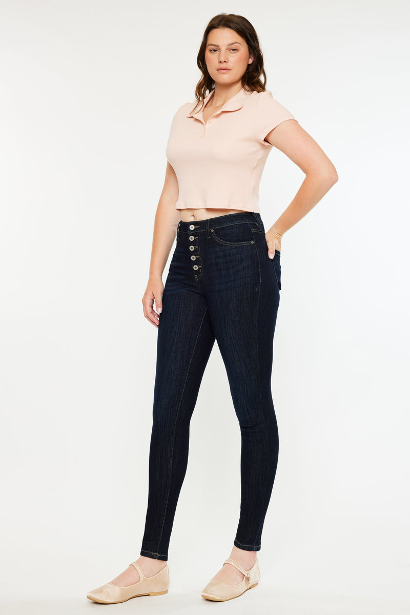 Women's High Rise Super Skinny Jeans - Birdie