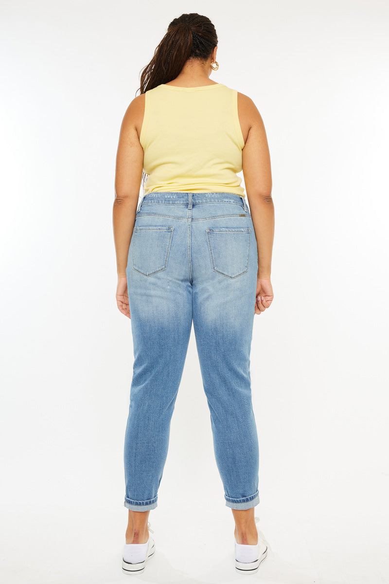 Women's Plus Size High Rise Ankle Skinny Jeans - Beatrice