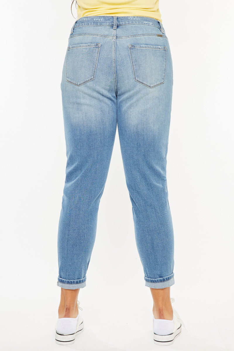 Women's Plus Size High Rise Ankle Skinny Jeans - Beatrice