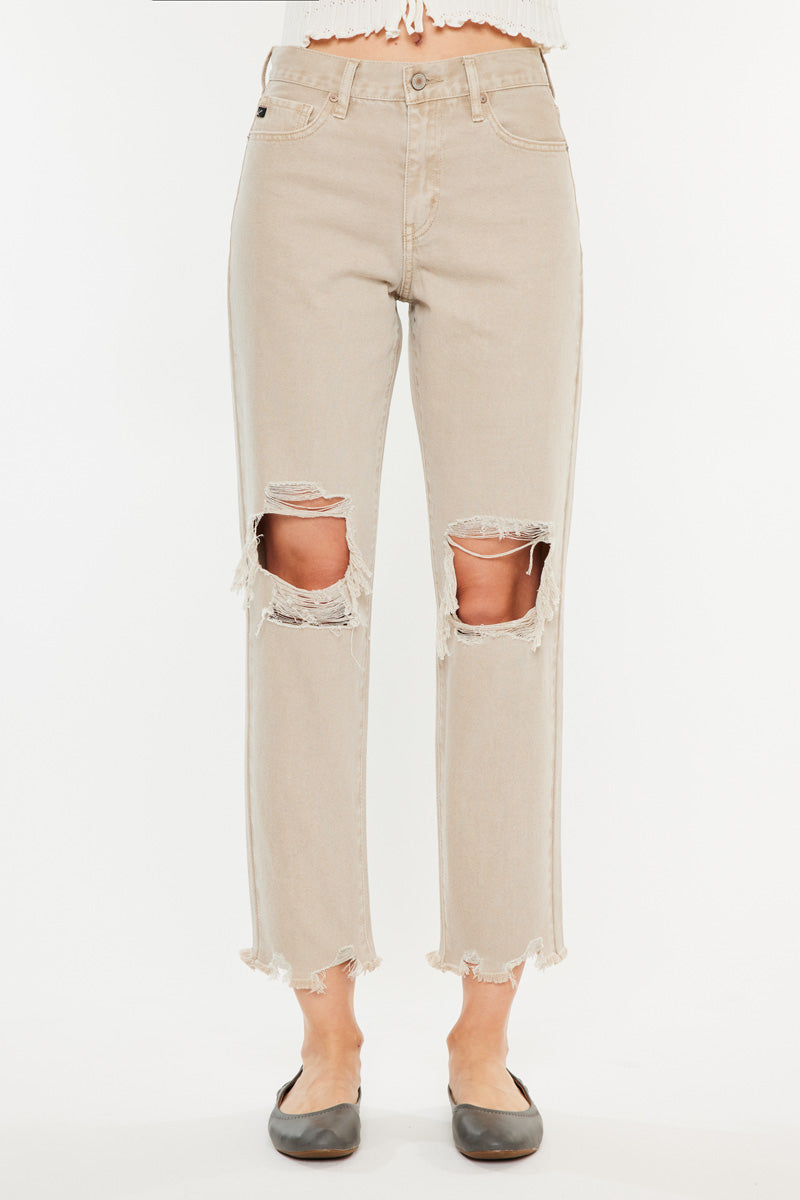 Women's High Rise Mom Jeans - Bliss