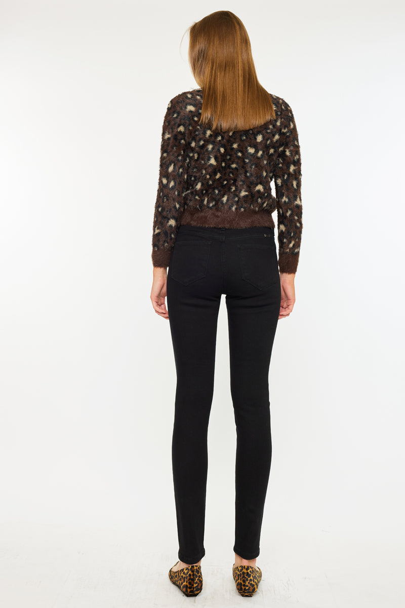 Women's High Rise Fleeced Super Skinny Jeans - Bethany