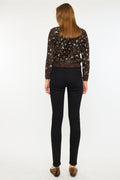 Women's High Rise Fleeced Super Skinny Jeans - Bethany