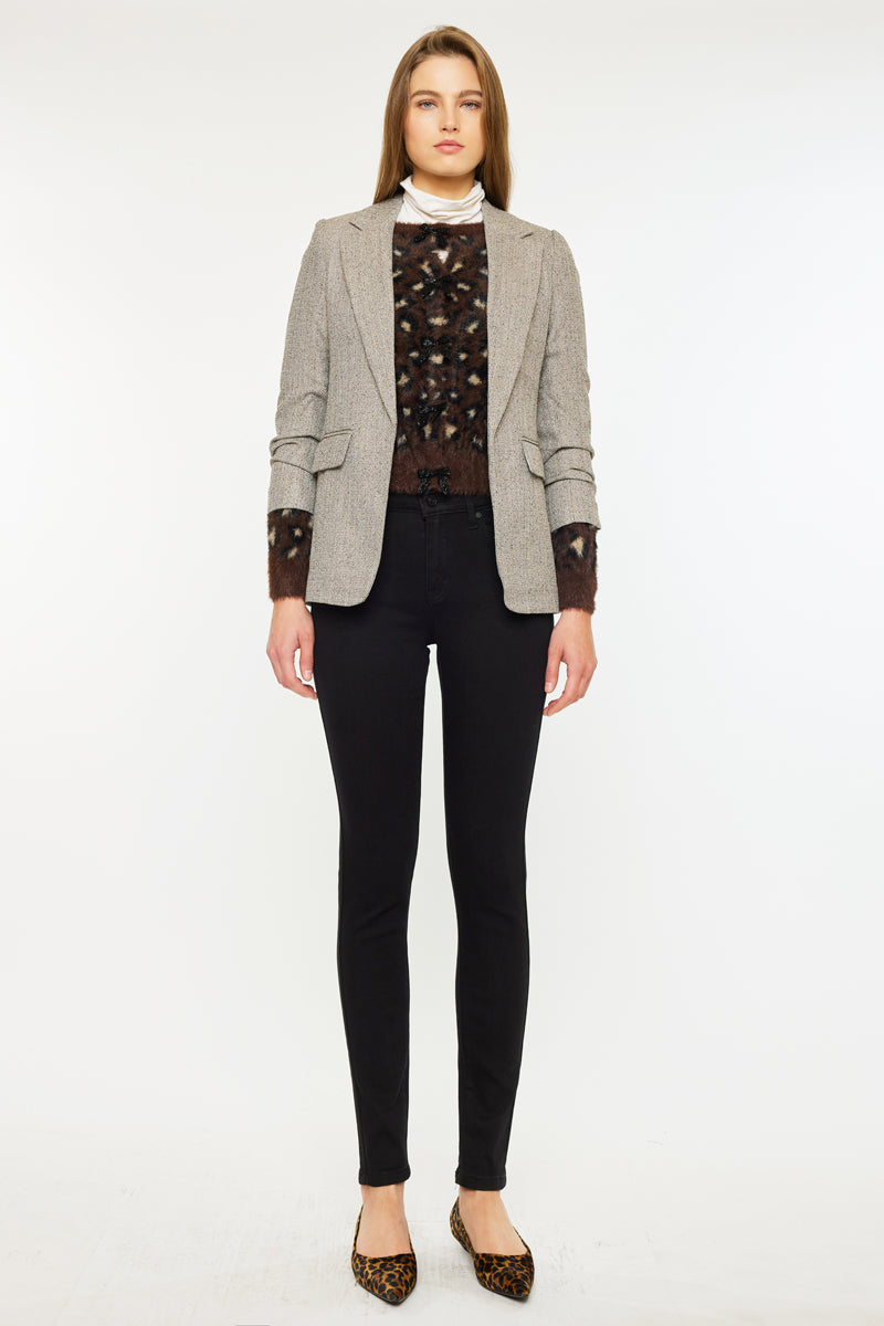 Women's High Rise Fleeced Super Skinny Jeans - Bethany