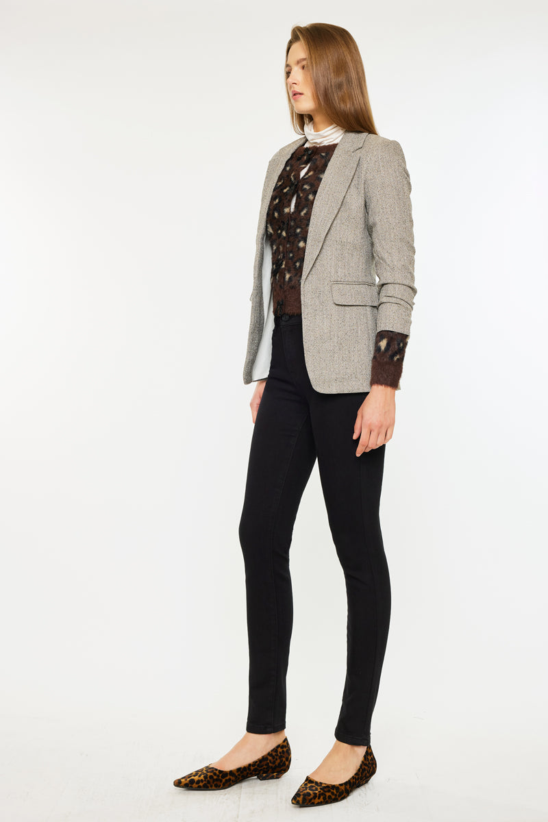 Women's High Rise Fleeced Super Skinny Jeans - Bethany