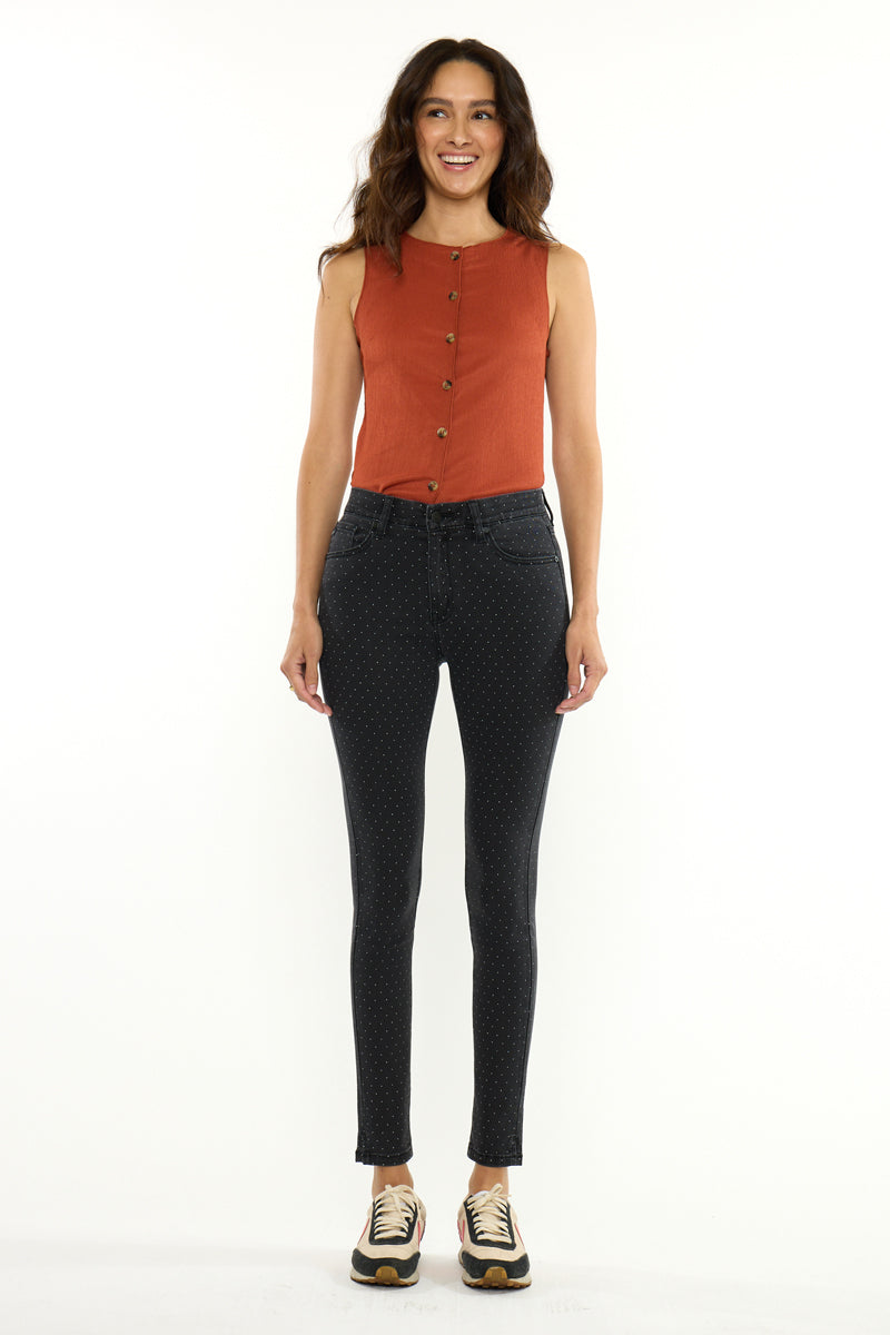 Women's High Rise Ankle Skinny Jeans - Avrielle