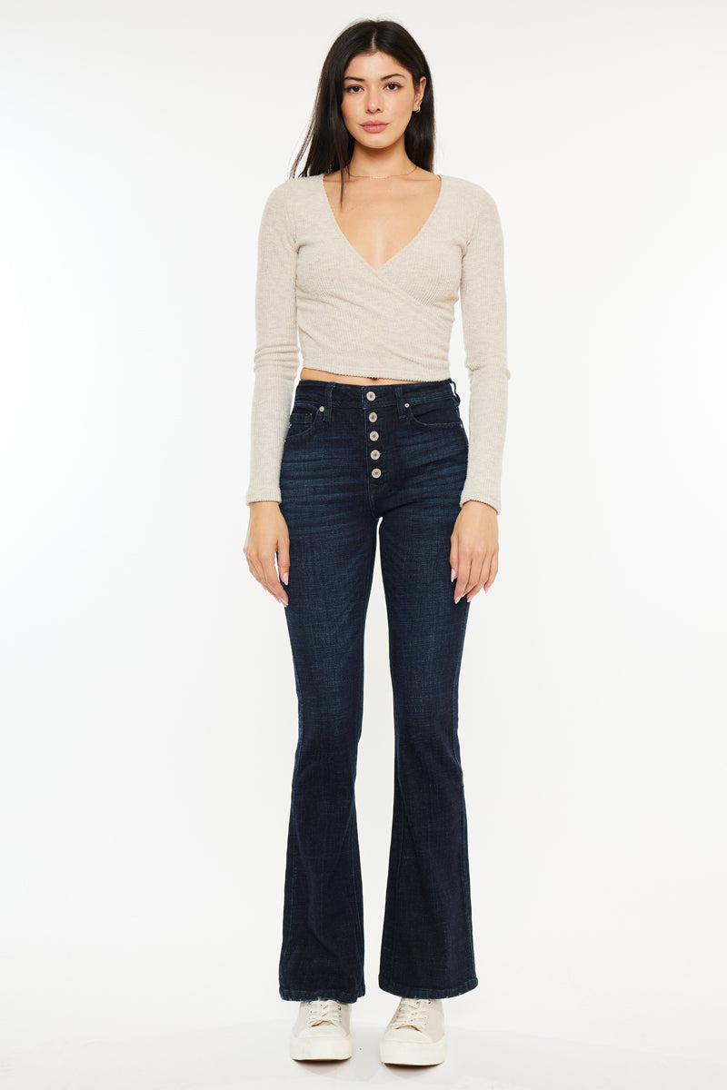Women's High Rise Bootcut Jeans - Blaire