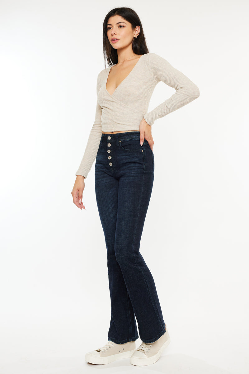 Women's High Rise Bootcut Jeans - Blaire