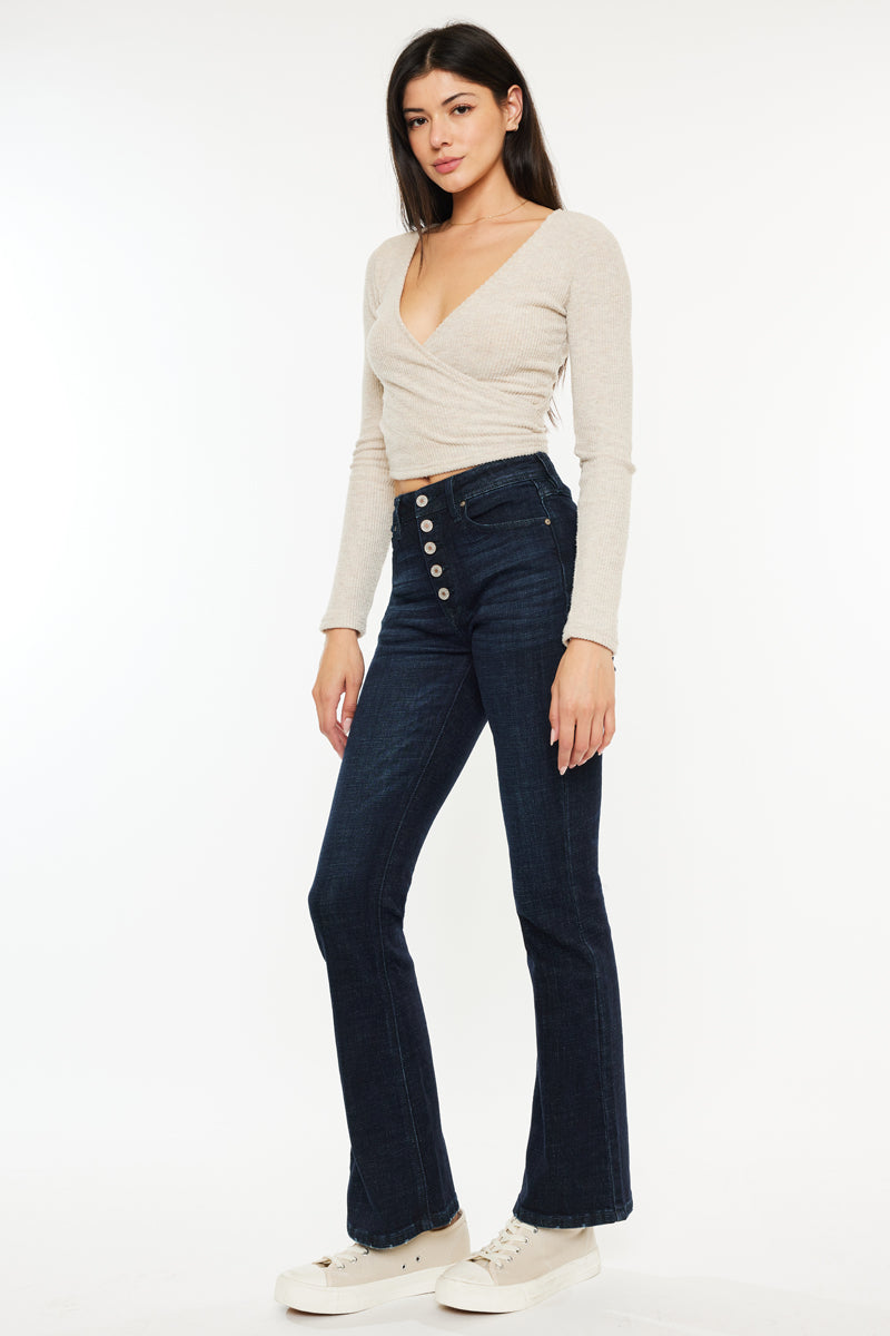Women's High Rise Bootcut Jeans - Blaire
