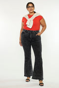 Women's Plus Size Ultra High Rise Flare Jeans - Amirah