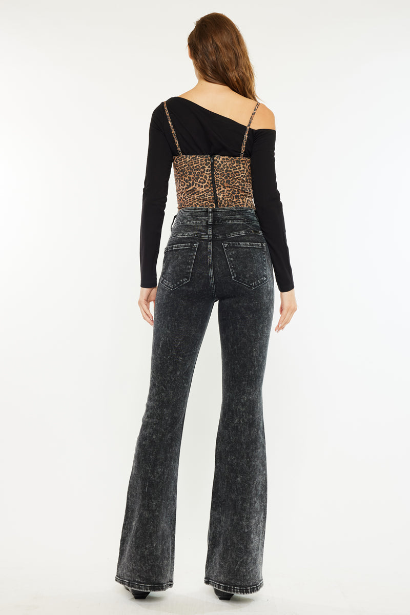 Women's Ultra High Rise Flare Jeans - Amirah