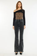 Women's Ultra High Rise Flare Jeans - Amirah