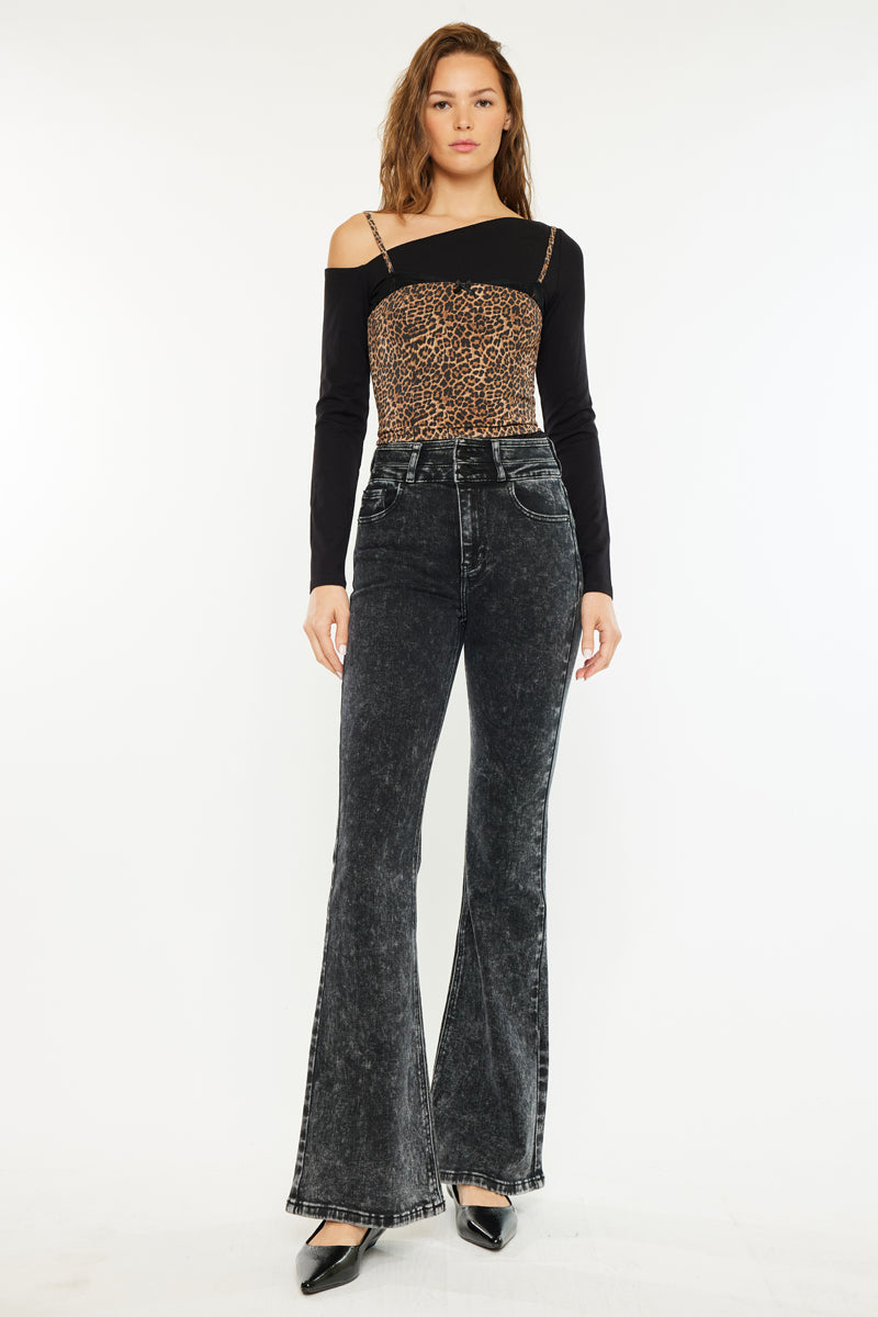Women's Ultra High Rise Flare Jeans - Amirah