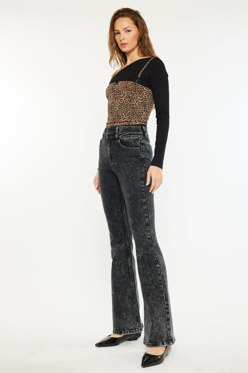 Women's Ultra High Rise Flare Jeans - Amirah