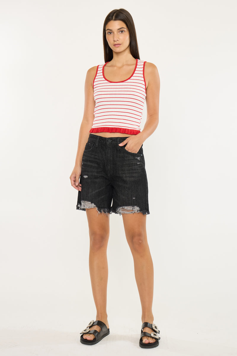Women's Ultra High Rise Denim Shorts - Carissa