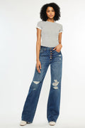 Women's Ultra High Rise 90's Flare Jeans - Ariena