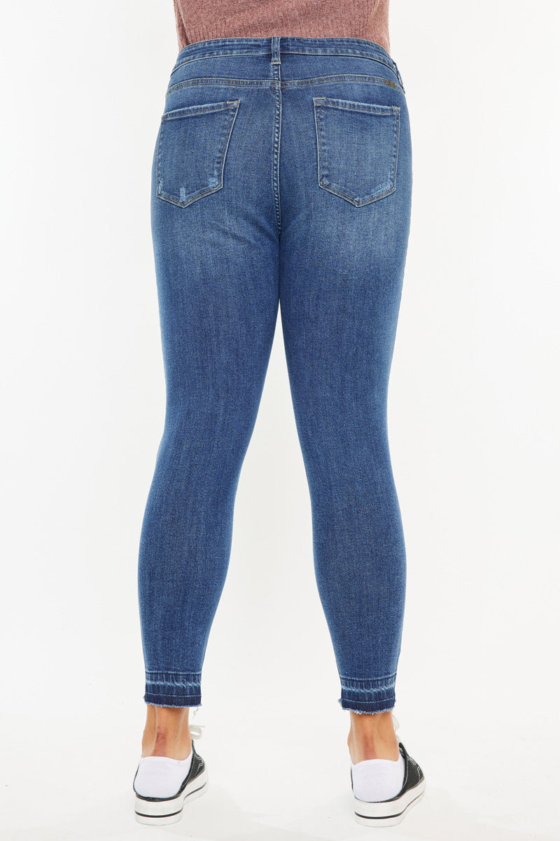 Women's Plus Size High Rise Ankle Skinny Jeans - Arcana