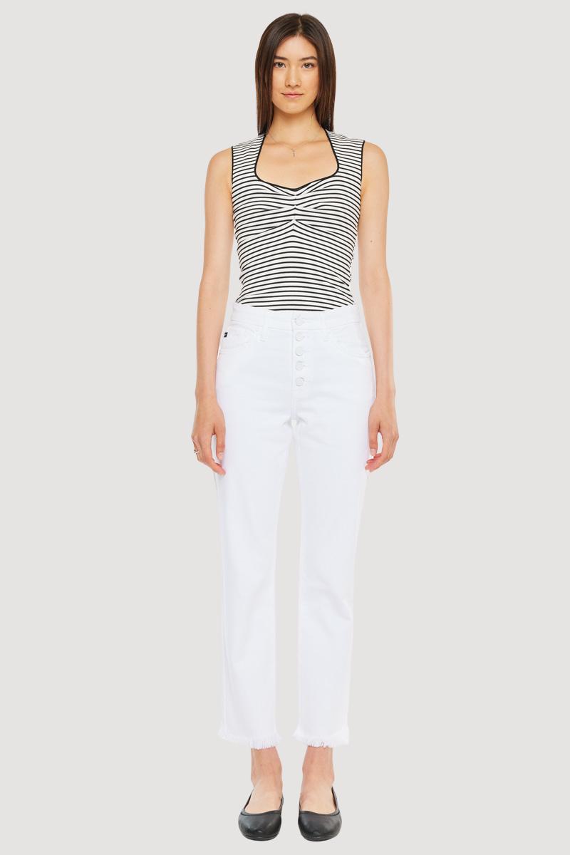 Women's High Rise Straight Jeans - Cammie