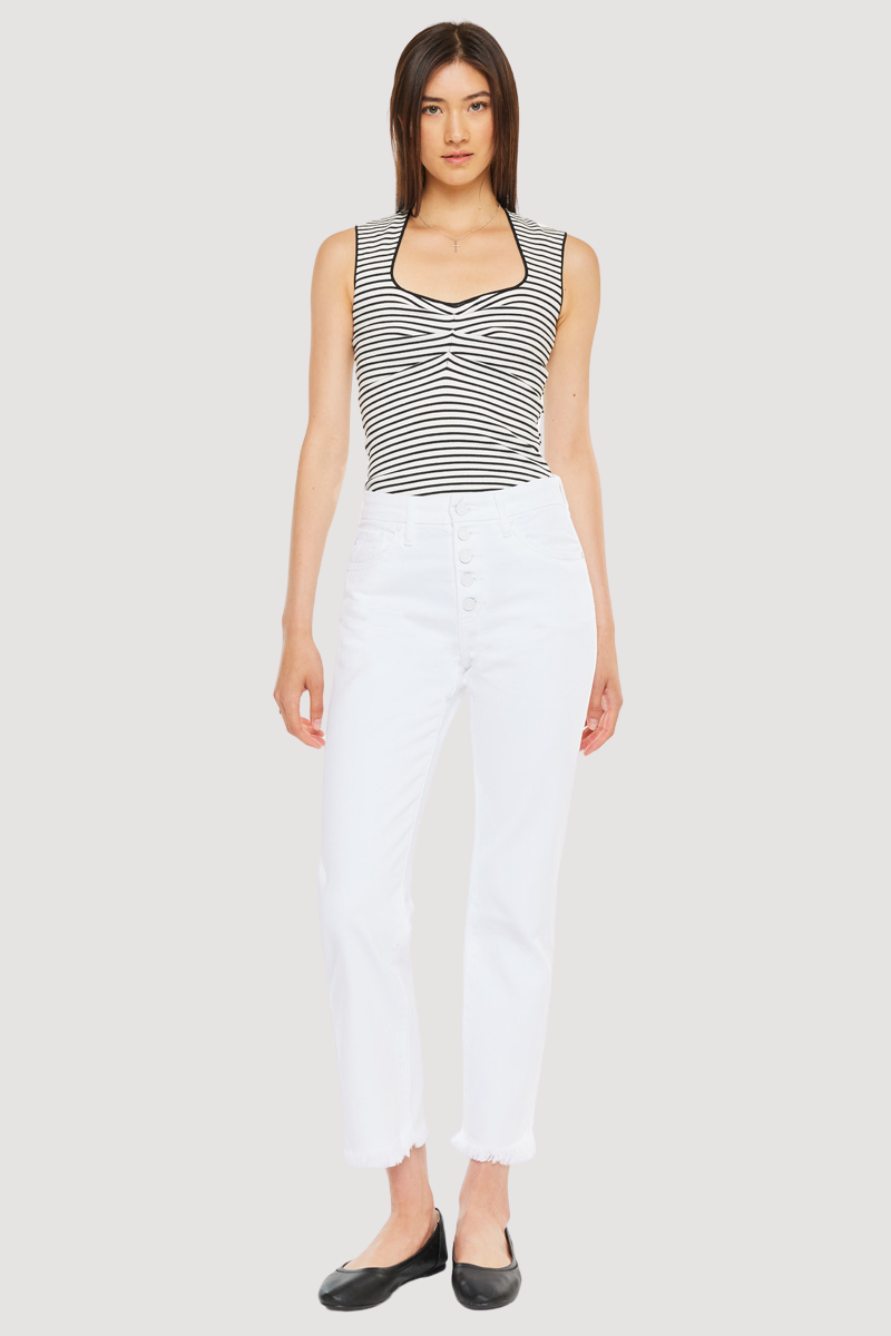Women's High Rise Straight Jeans - Cammie
