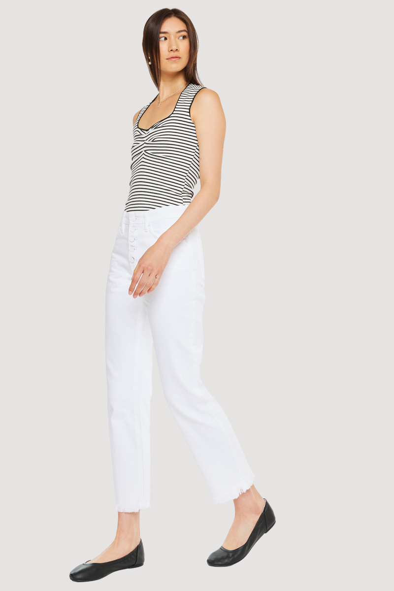 Women's High Rise Straight Jeans - Cammie