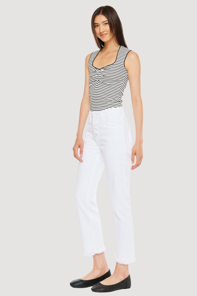 Women's High Rise Straight Jeans - Cammie