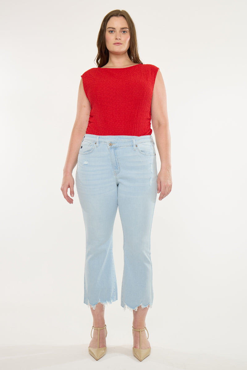 Women's Plus Size High Rise Kick-Flare Jeans - Anahi