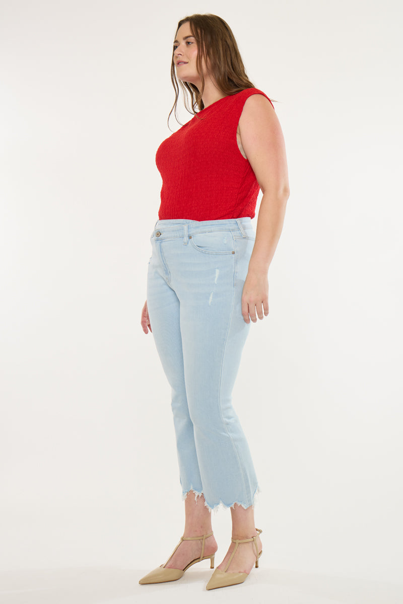 Women's Plus Size High Rise Kick-Flare Jeans - Anahi