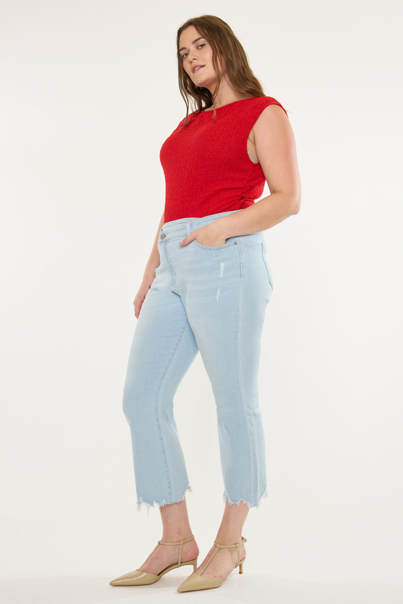 Women's Plus Size High Rise Kick-Flare Jeans - Anahi