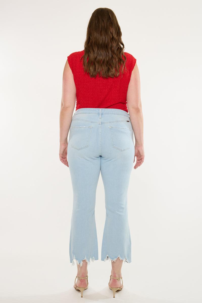 Women's Plus Size High Rise Kick-Flare Jeans - Anahi