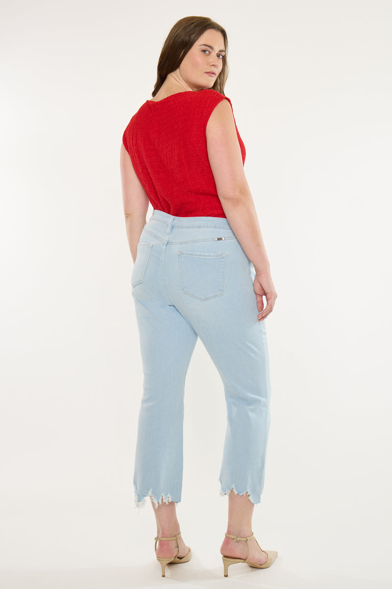 Women's Plus Size High Rise Kick-Flare Jeans - Anahi