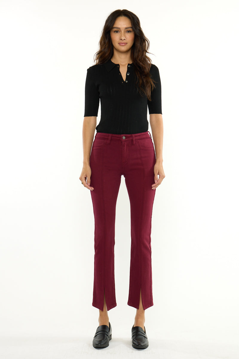Women's Mid Rise Skinny Straight Jeans - Belinda
