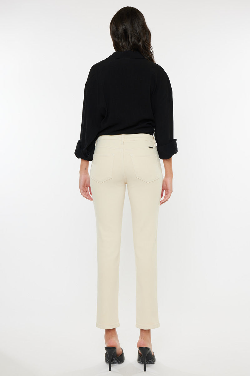 Women's Mid Rise Skinny Straight Jeans - Belinda