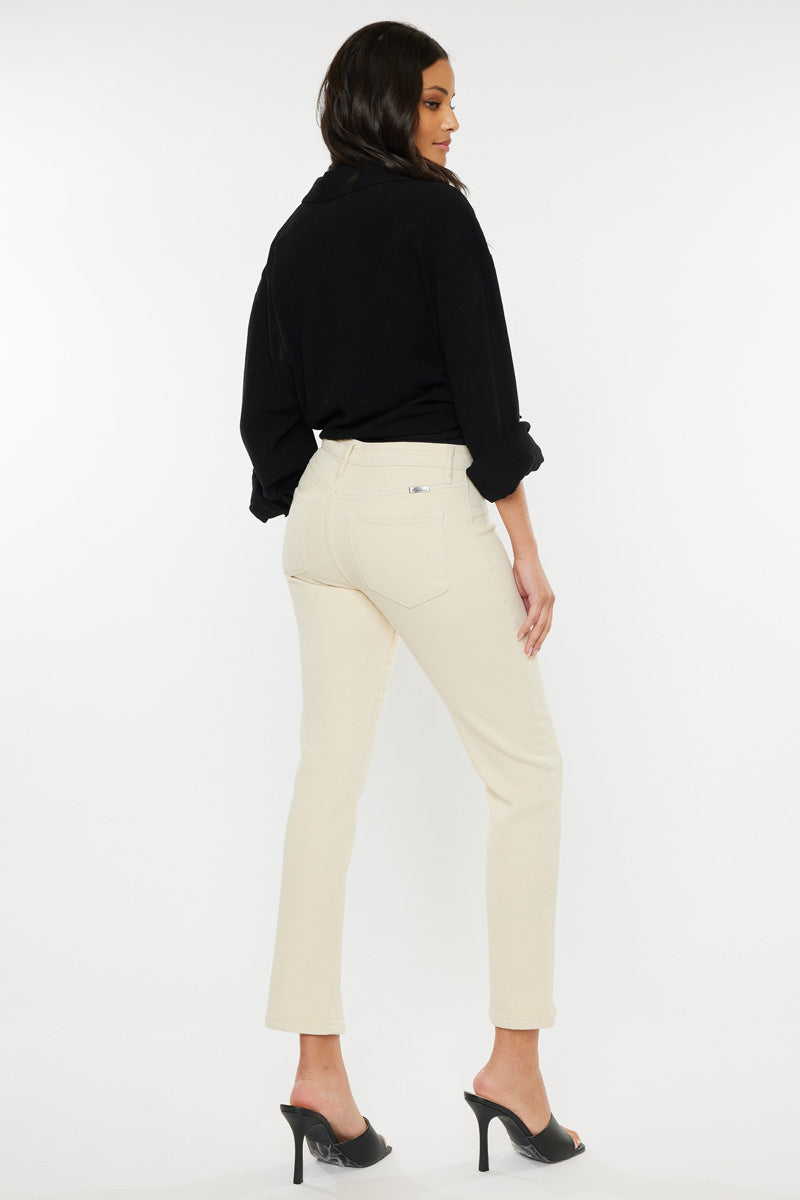 Women's Mid Rise Skinny Straight Jeans - Belinda