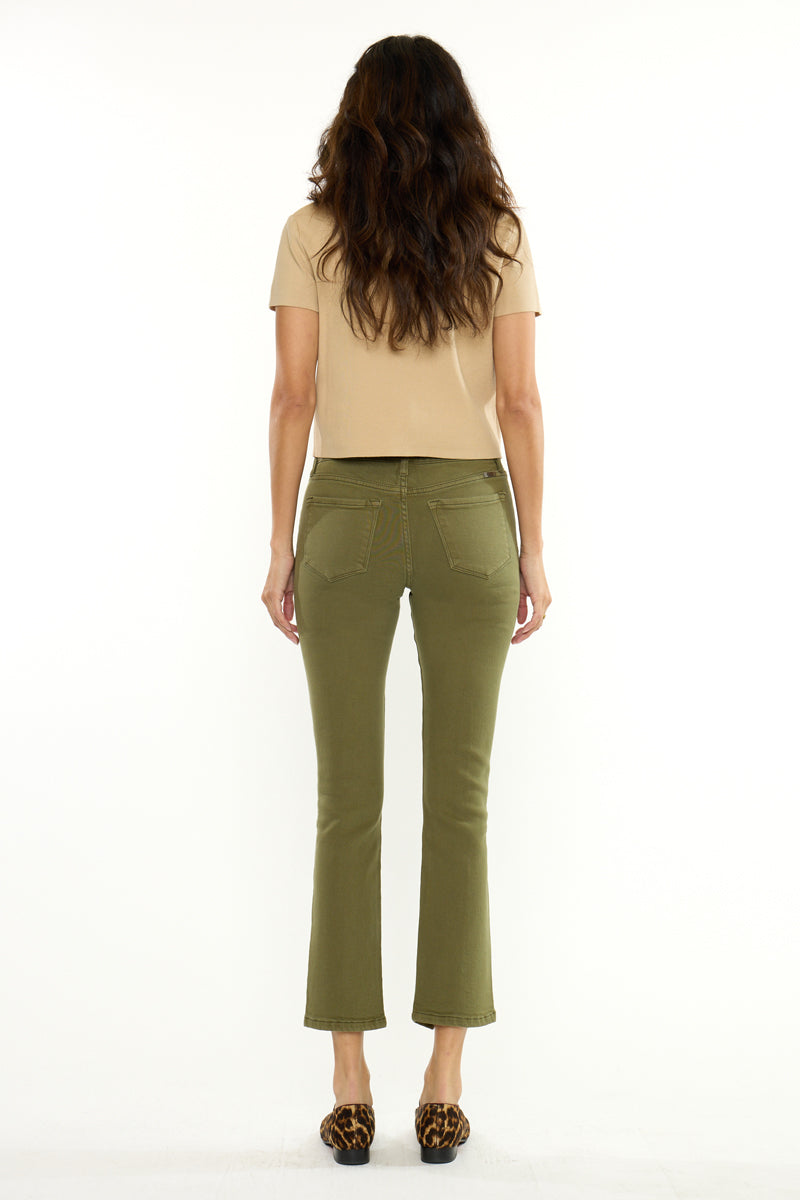 Women's Mid Rise Skinny Straight Jeans - Belinda